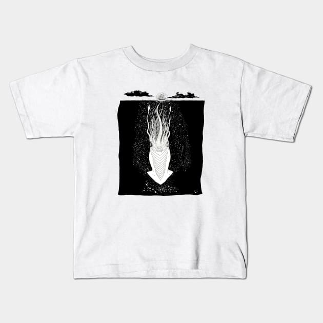 Kraken Kids T-Shirt by tristan.r.rosenkreutz